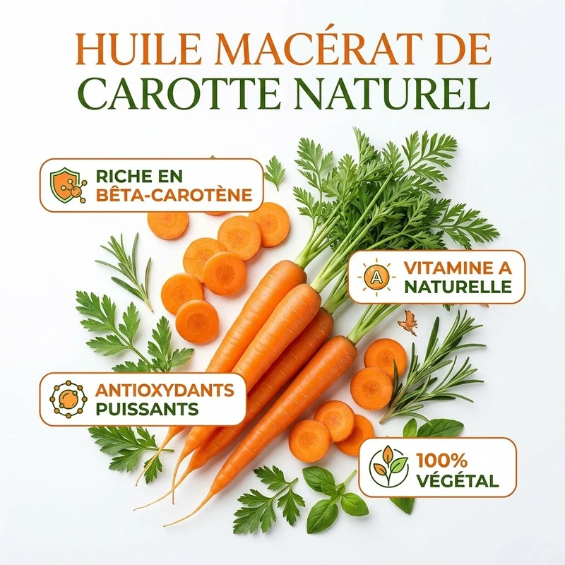 Huile de Carotte 30mL spray 100% naturelle