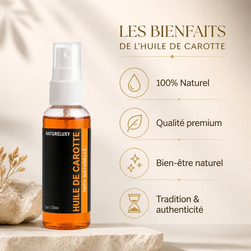 Huile de Carotte 30mL spray 100% naturelle