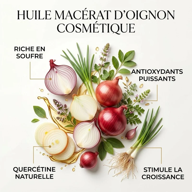 Huile d’Oignon 30 ml Spray 100% Naturelle – Soin cheveux & peau