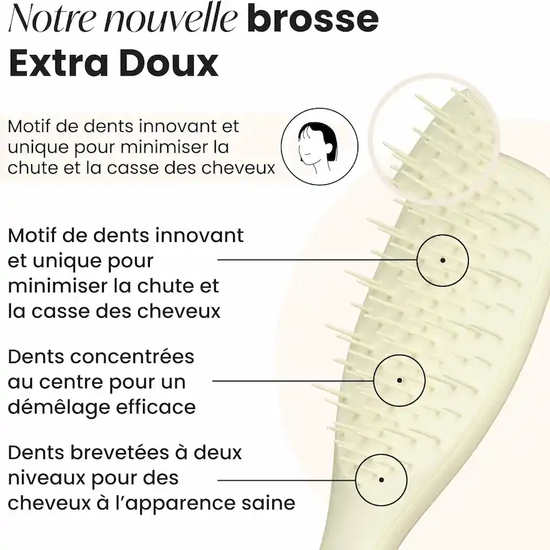 Brosse Ultimate Detangler Extra Gentle Chamomile - Tangle Teezer
