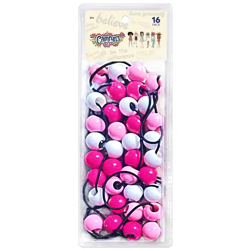 Lot de 16 Elastiques avec Perles Enfant - Camryn's BFF