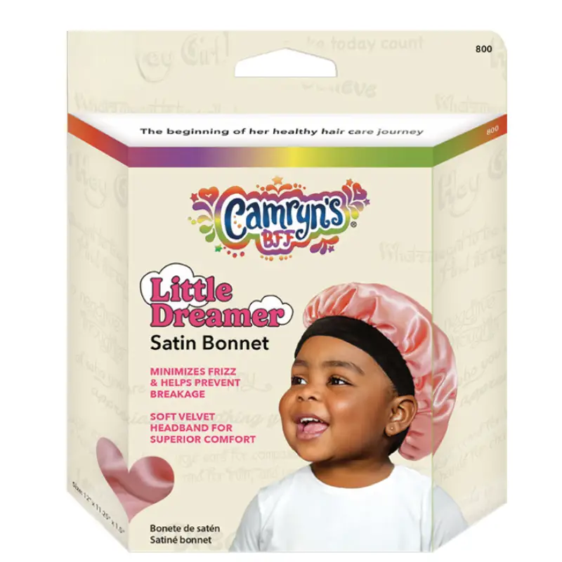 Bonnet de nuit Satin Bébé avec Bandeau Velour - Camryn's BFF