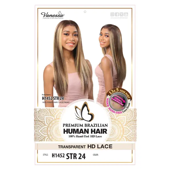 Perruque Naturelle HD Lace 13X5 STR24 - Vanessa Hair