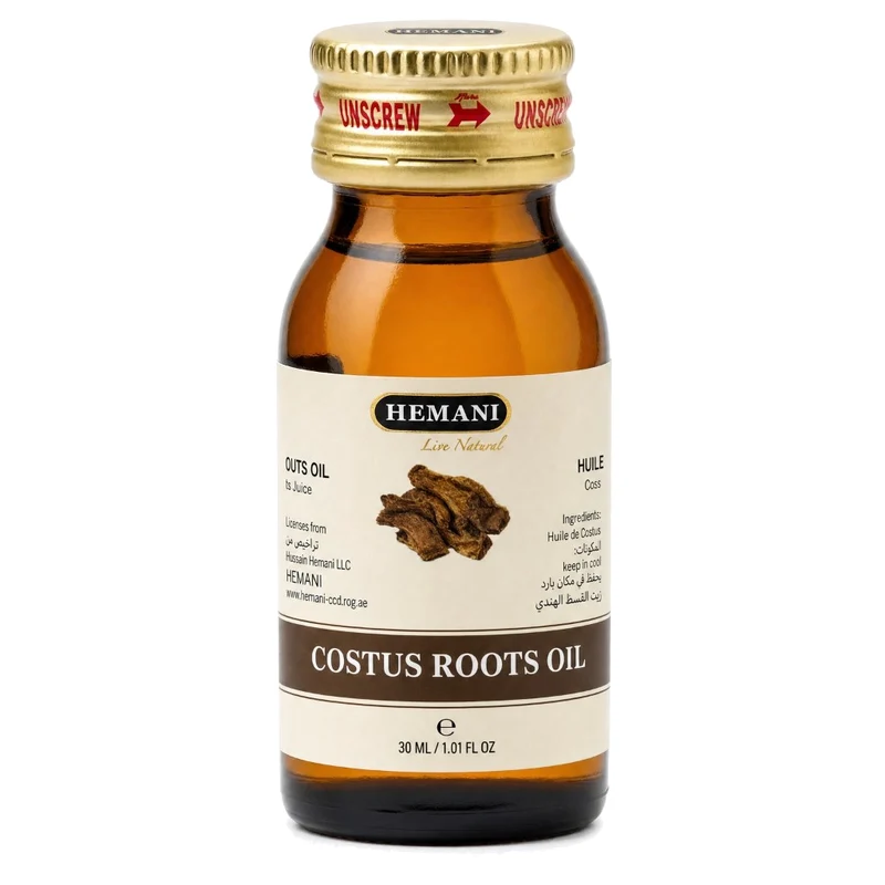 Huile de Costus Indien Hemani 30 ml