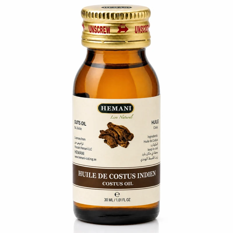 Huile de Costus Indien Hemani 30 ml