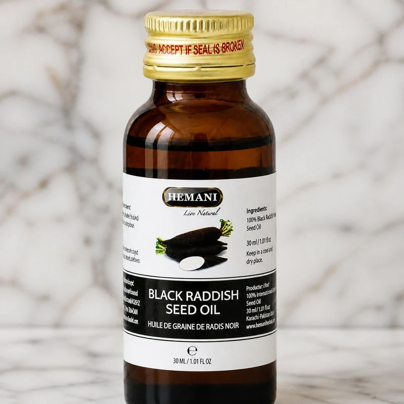 Huile de Graine de Radis Noir 30mL 100% Naturelle Hemani