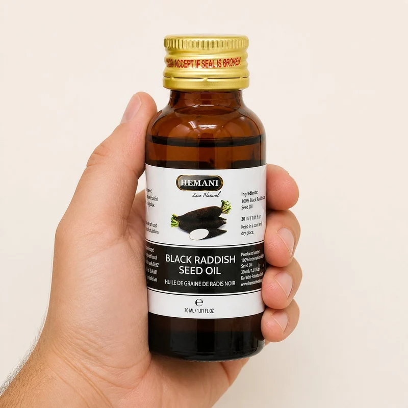Huile de Graine de Radis Noir 30mL 100% Naturelle Hemani