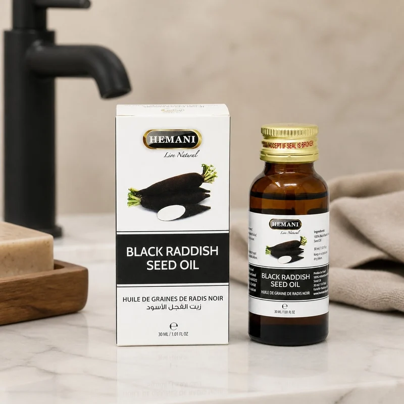Huile de Graine de Radis Noir 30mL 100% Naturelle Hemani
