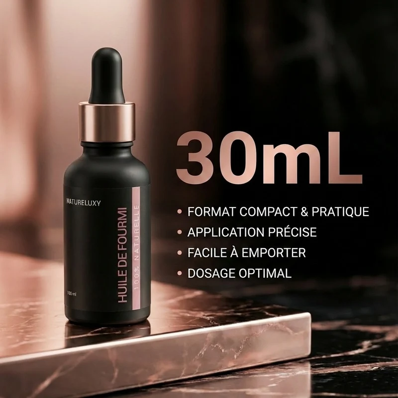 Huile de Fourmi contre la pousse du poil - 30ml