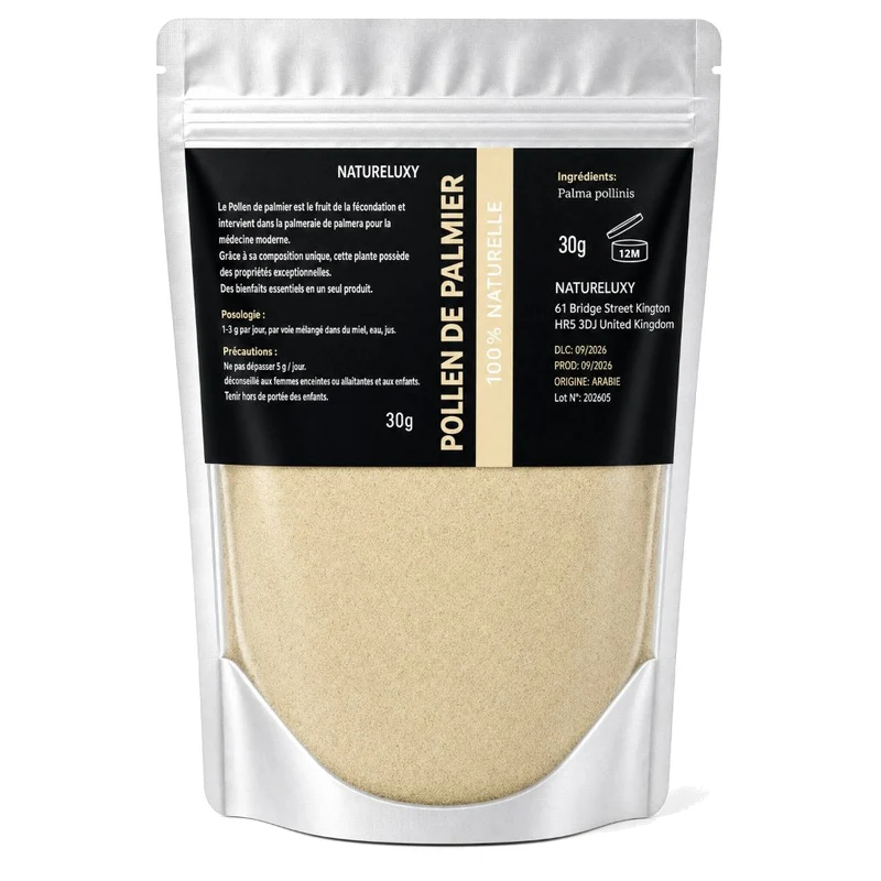 Pollen de Palmier Pur et Naturel 30 g