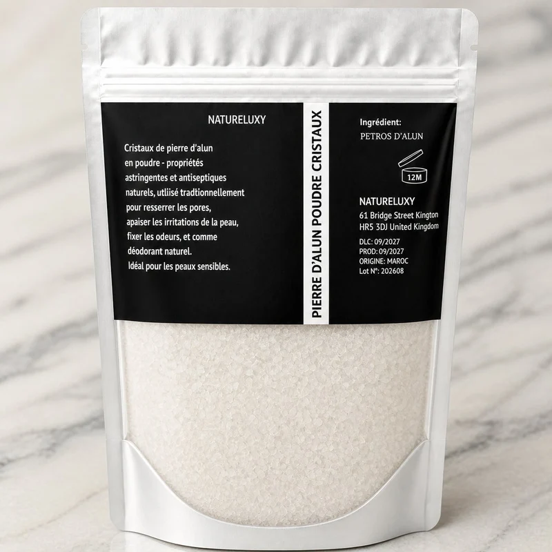 Pierre d'Alun en Poudre 80 g - Usage Cosmétique