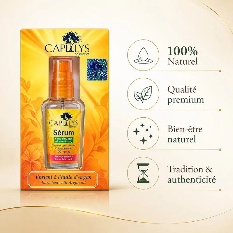 Serum à l'huile d'Argan Capilys 30ml