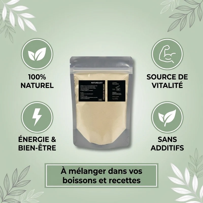 Pollen de palmier Pur et naturel 60g