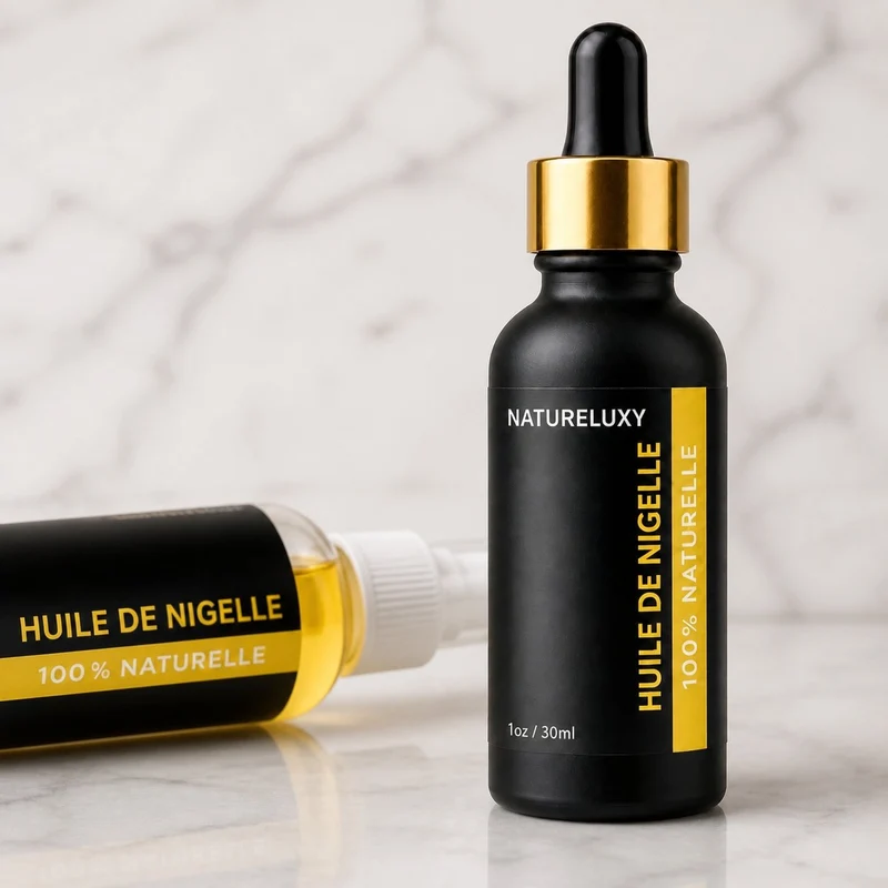 Huile de Nigelle 30mL pipette + Huile de Nigelle 30mL Spray 100% naturelle