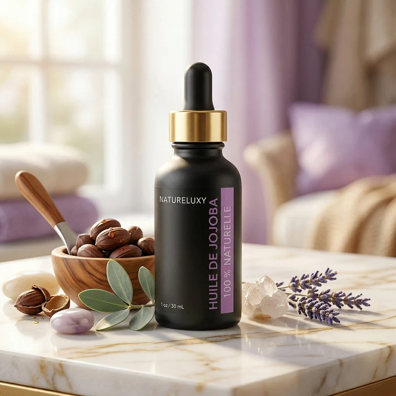 Huile de Jojoba 30 mL Pipette — 100% Naturelle