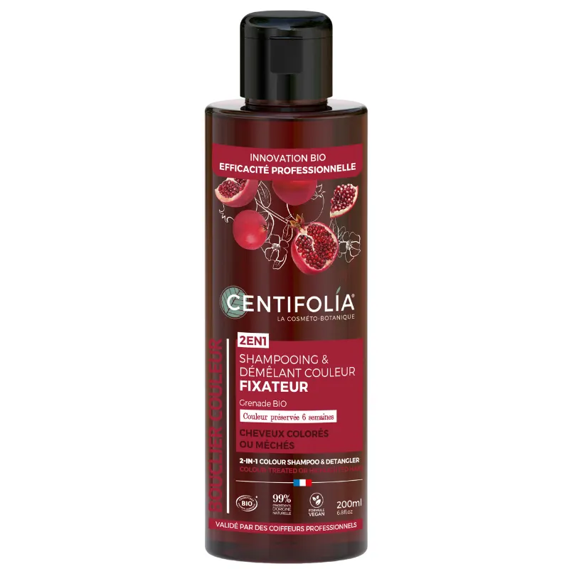 Shampoing et Démêlant Couleur Fixateur 2-en-1 - Centifolia