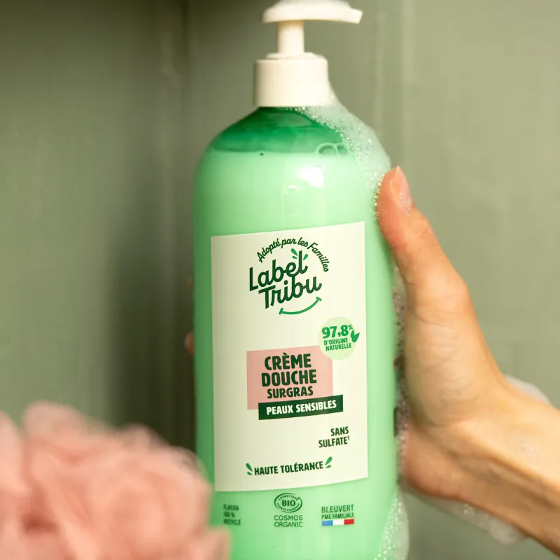 Crème de Douche Surgras Peaux Sensibles - Label Tribu