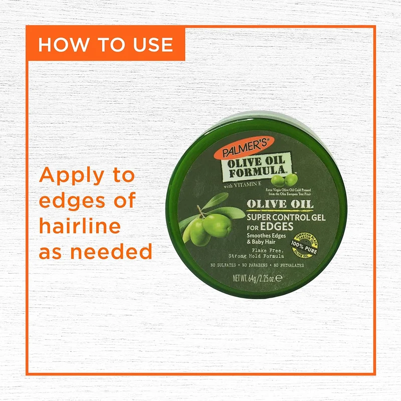 Palmer's - Olive Oil Formula - Gel Fixation Contours - Super Control Gel for Edges - 64g
