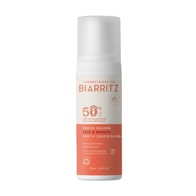 Crème Solaire Enfant Bio SPF50+
