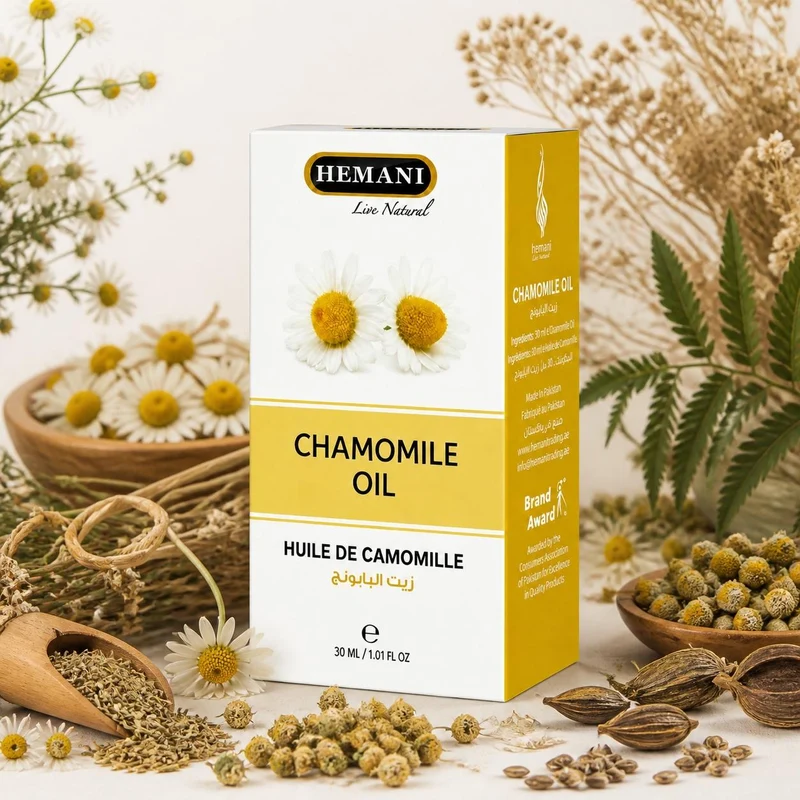 Huile de Camomille 30mL 100% naturelle Hemani