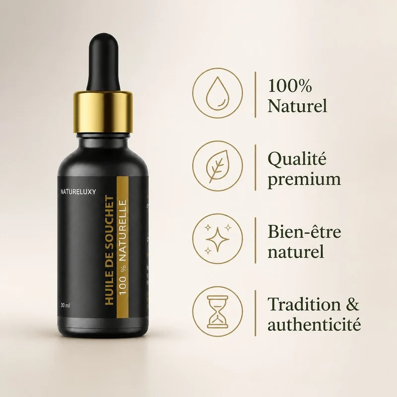 Huile de Souchet 30mL pipette 100% naturelle