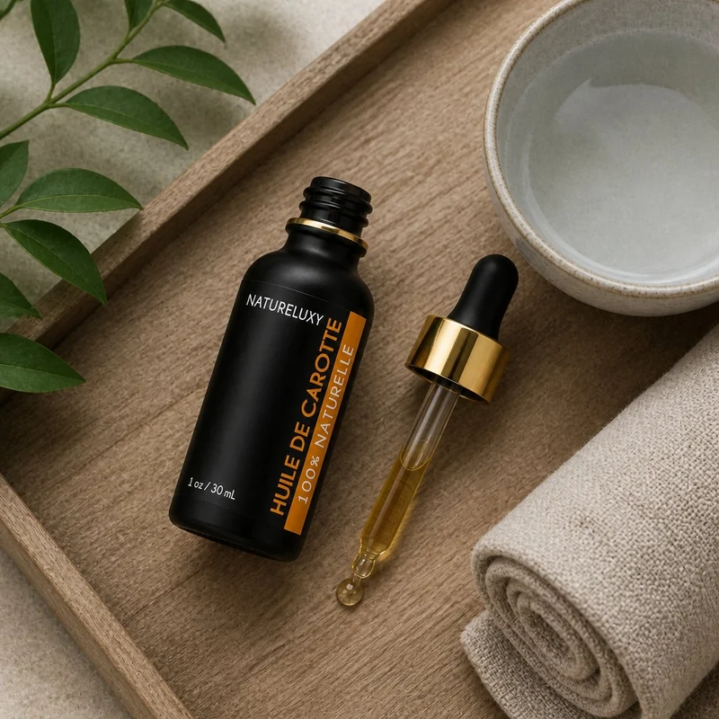 Huile de Carotte 30mL pipette 100% Naturelle