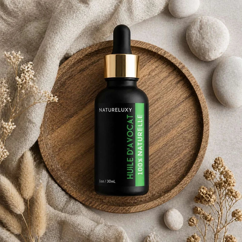 Huile végétale d'Avocat 30mL pipette 100% naturelle