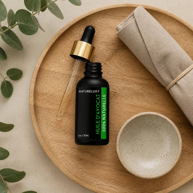 Huile végétale d'Avocat 30mL pipette 100% naturelle