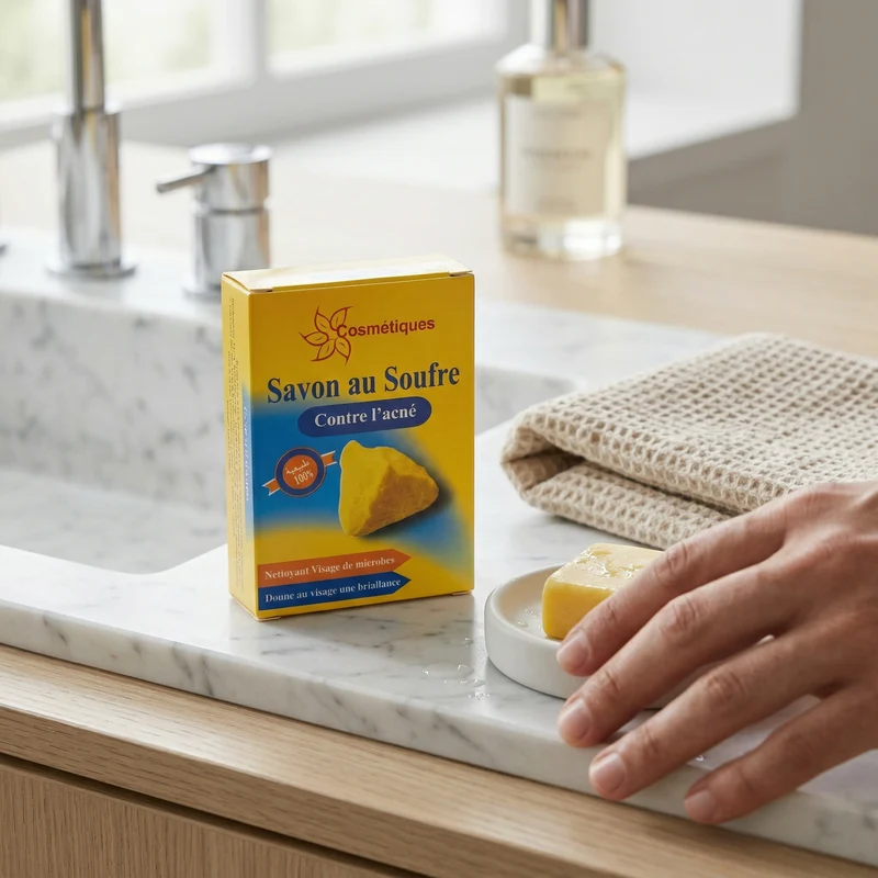 Savon au Soufre Fabio 80 g - Sans parfum