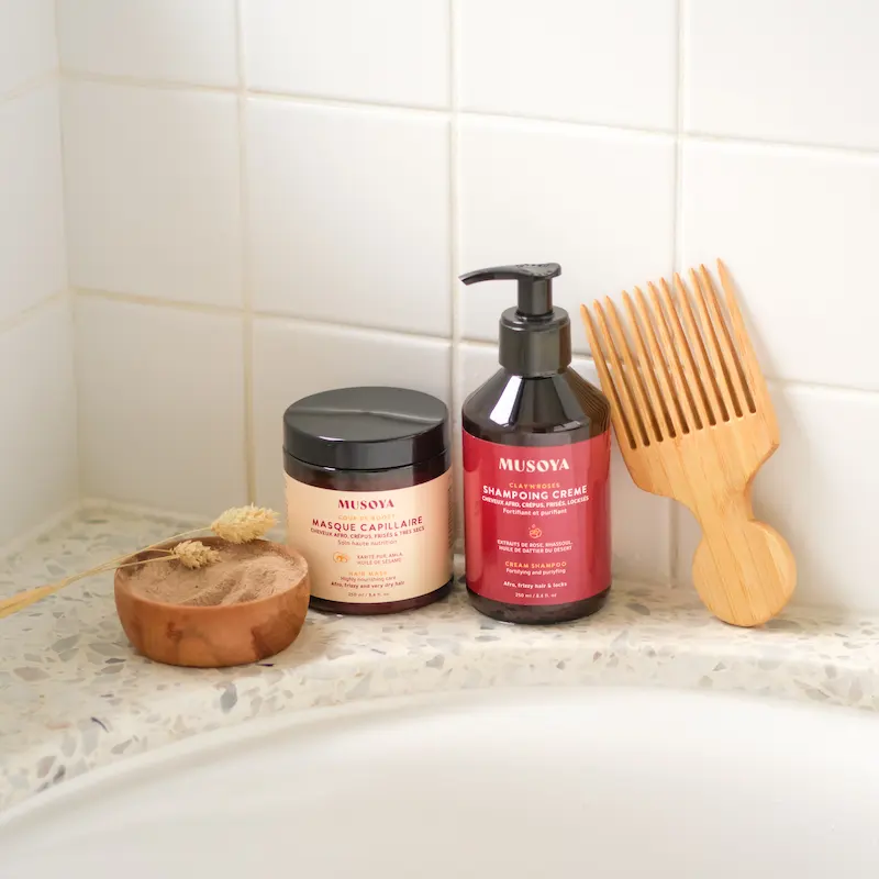 Masque capillaire Haute Nutrition à la Poudre d'Amla - Musoya