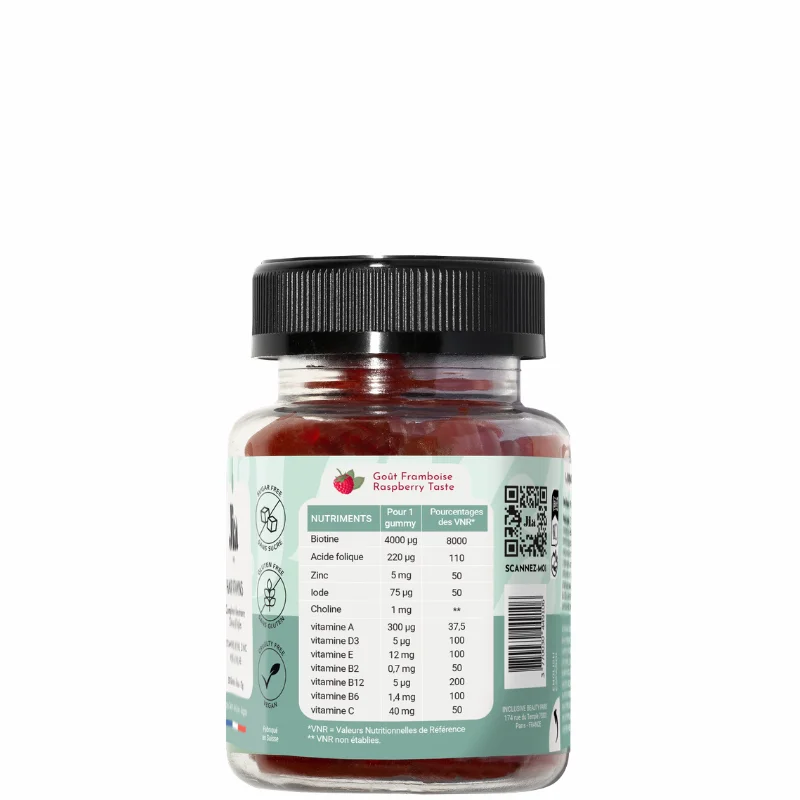 Gummies Volume & Chute Hair Vitamins - Jia Paris