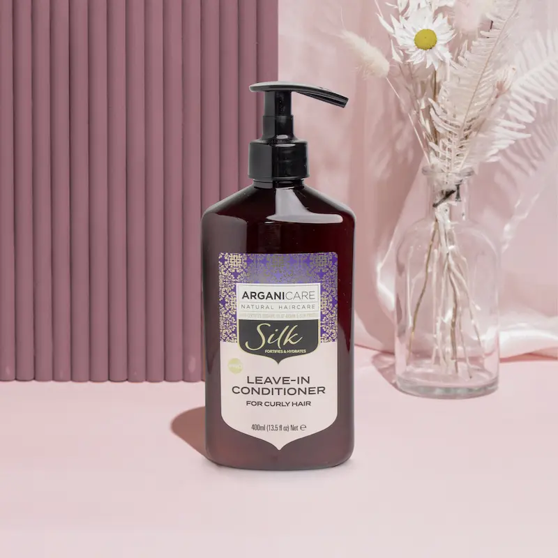 Leave-in Cheveux Bouclés à la Protéine de Soie - Arganicare