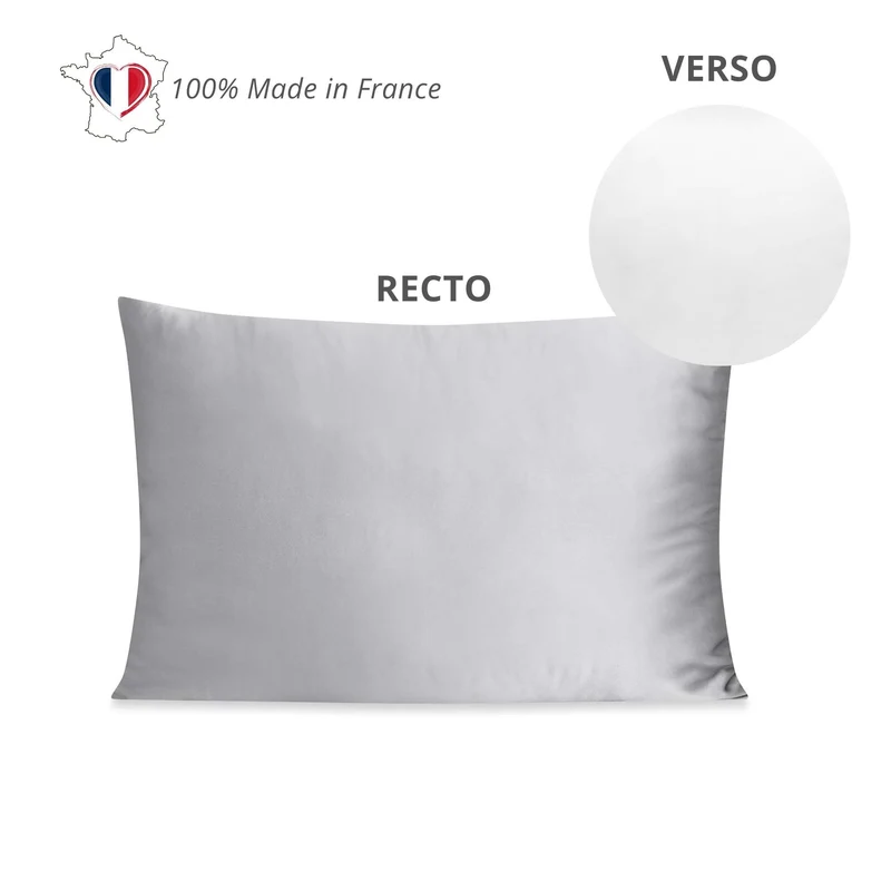Taie d'oreiller en soie – Made in France – [Soie bio grade 6A] – SILKBIOTIC