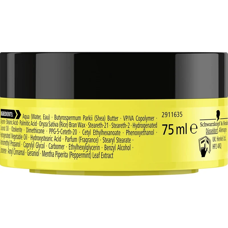 Schwarzkopf - Cire coiffante tenue extra forte GOT2BE 75ml