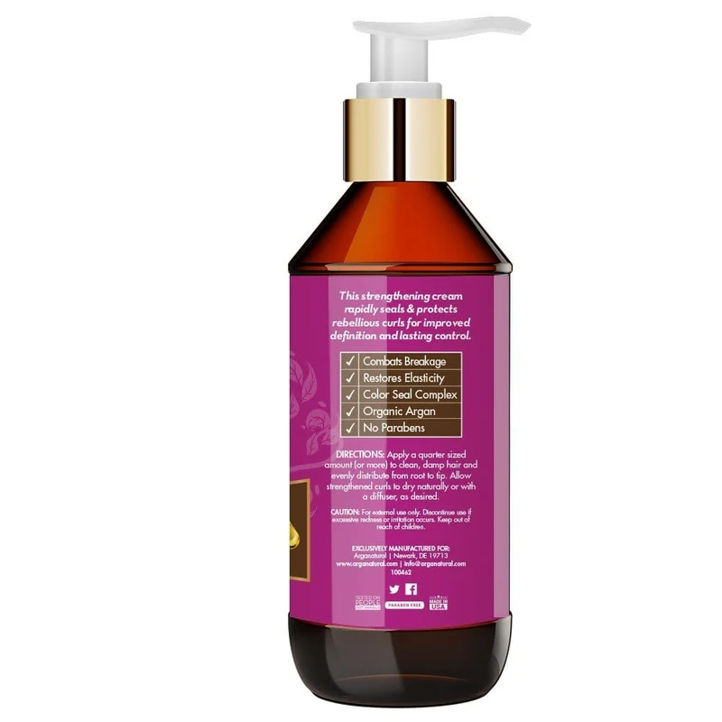 Arganatural - Crème fortifiante "Keratin Curl Cream" - 240ml