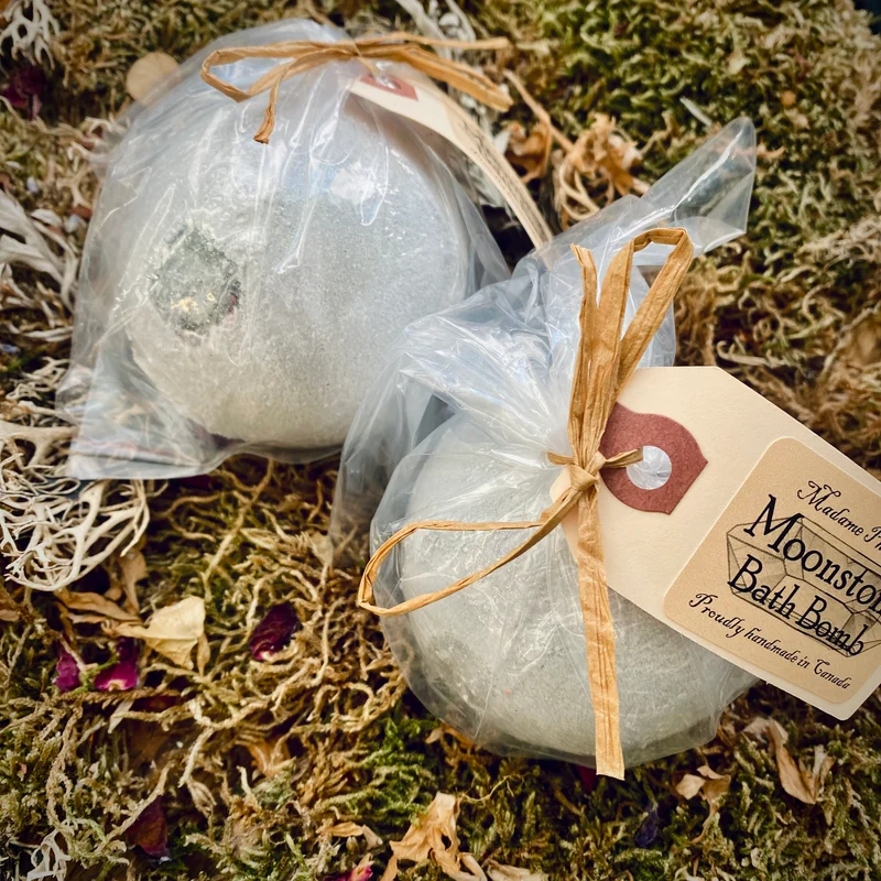 Moonstone Crystal Blessing Magic Bath Bomb