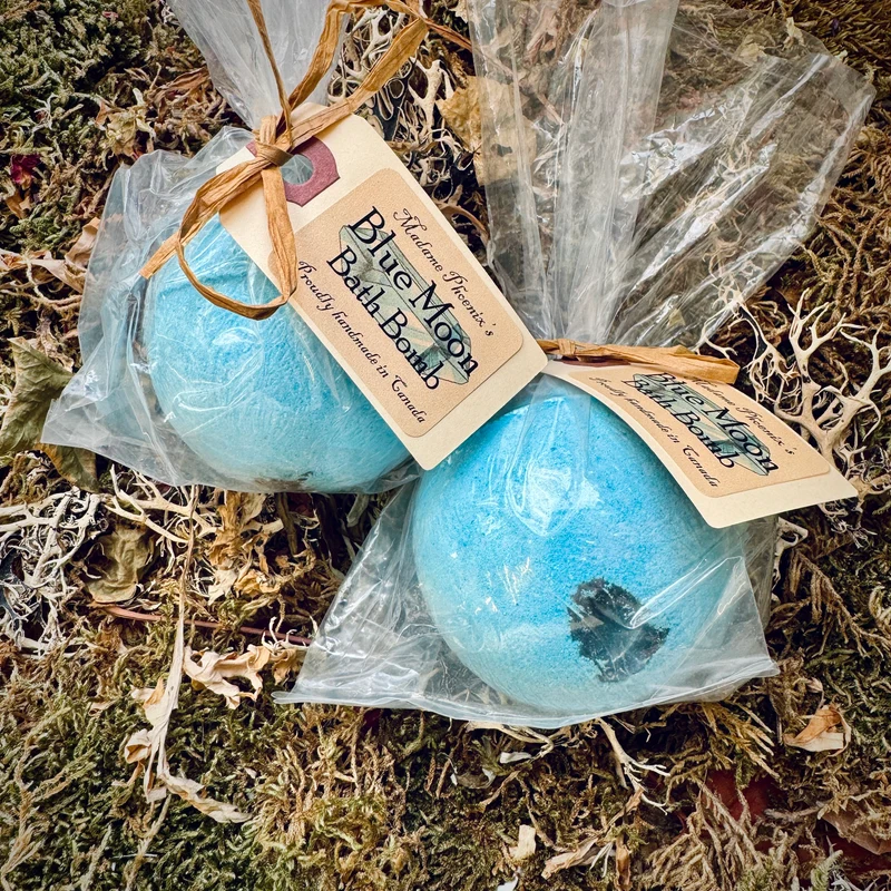 Aqua Aura Blue Moon Crystal Magic Spell Bath Bombs
