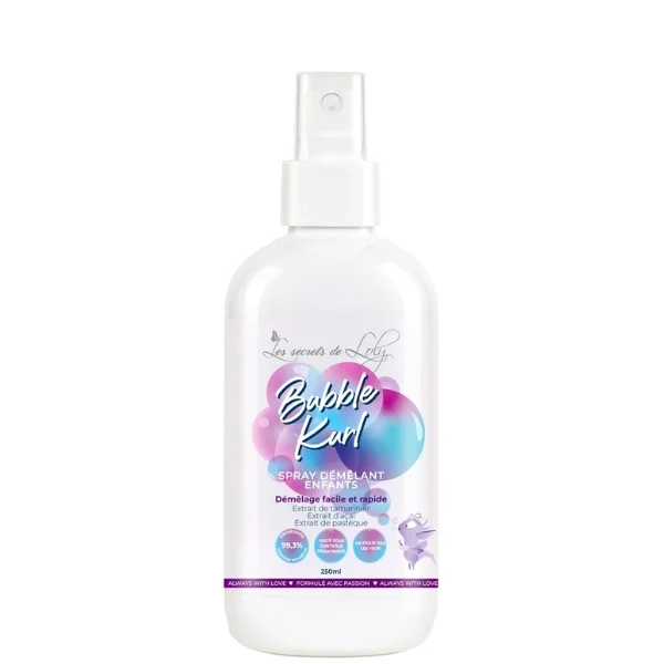 Spray Démêlant Enfant Bubble Kurl - Les Secrets de Loly