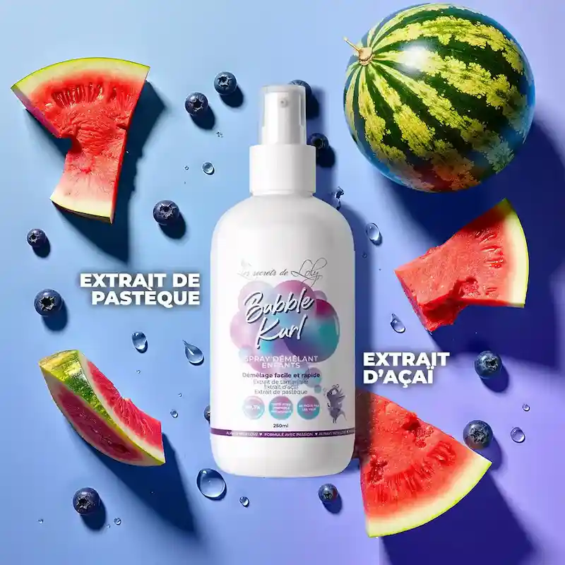 Spray Démêlant Enfant Bubble Kurl - Les Secrets de Loly