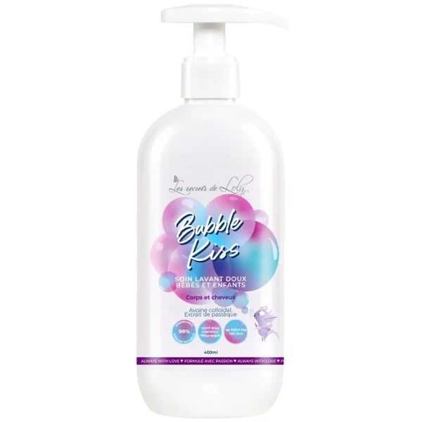 Soin Lavant Doux Corps & Cheveux Bubble Kiss - Les Secrets de Loly
