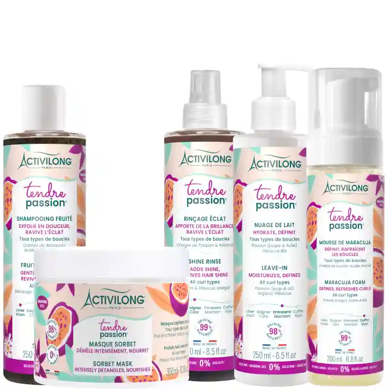 Routine Eclat Cheveux Bouclés, Ondulés - Activilong Tendre Passion