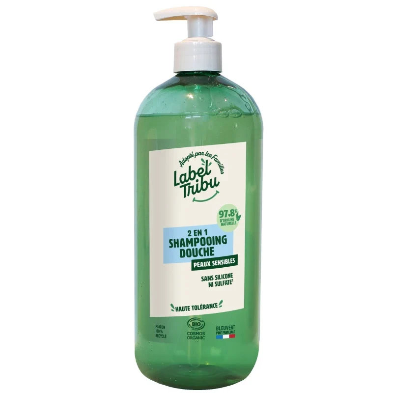 Shampoing & Douche 2-en-1 Peaux sensibles - Label Tribu