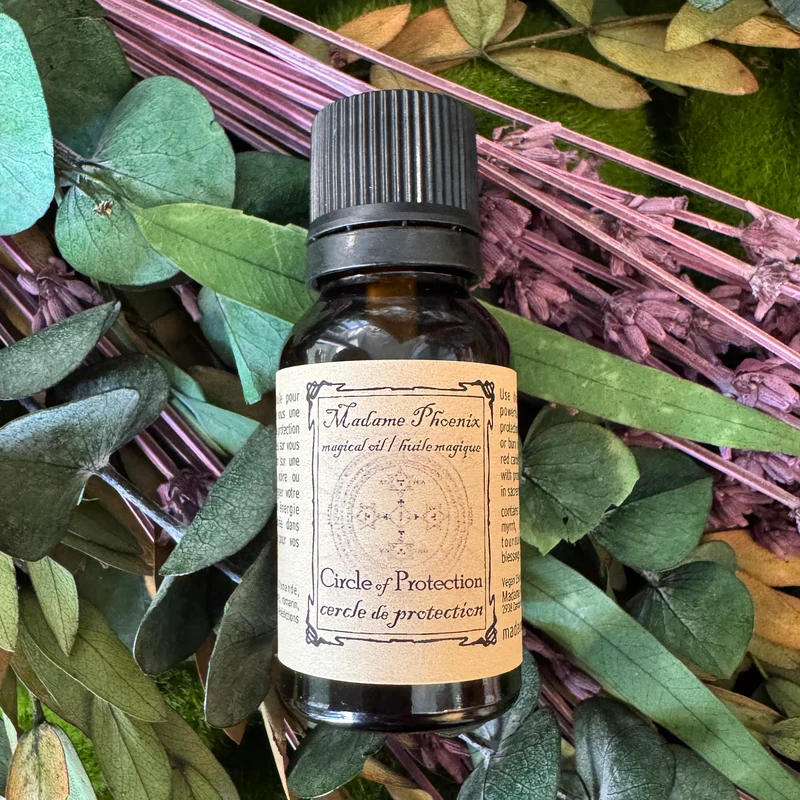 Circle of Protection Magic Spell Oil Dropper