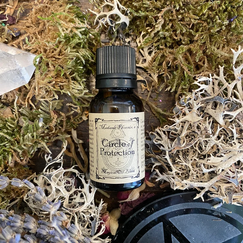 Circle of Protection Magic Spell Oil Dropper