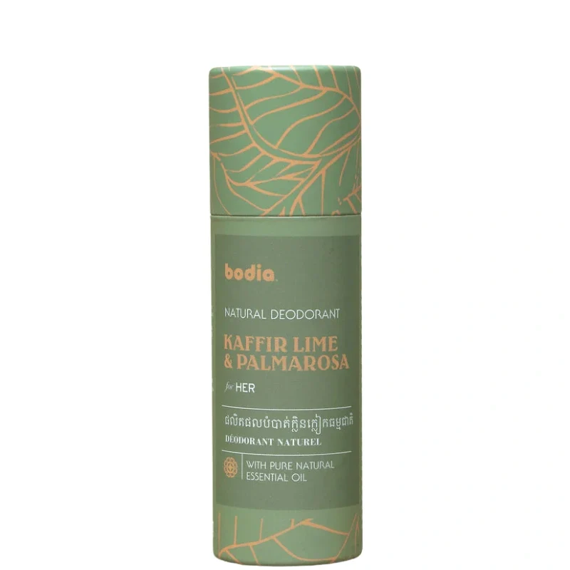 Déodorant Stick à la Cire d'abeille - Citron Kaffir & Palmarosa - Bodia