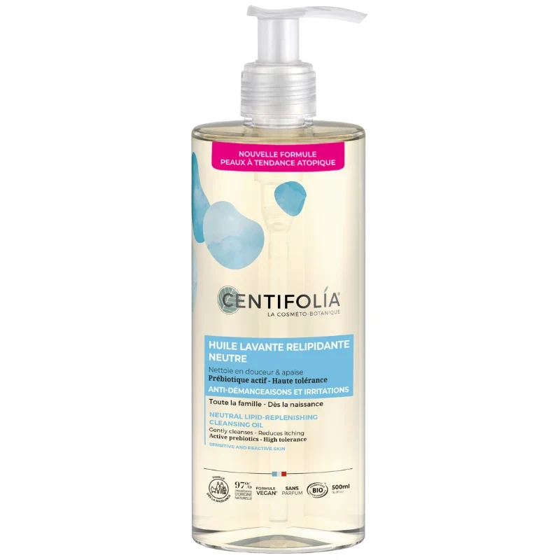Huile Lavante Relipidante Neutre 500ml - Centifolia
