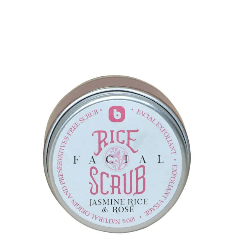 Gommage Visage au Riz Jasmin & Pétales de Rose - Bodia