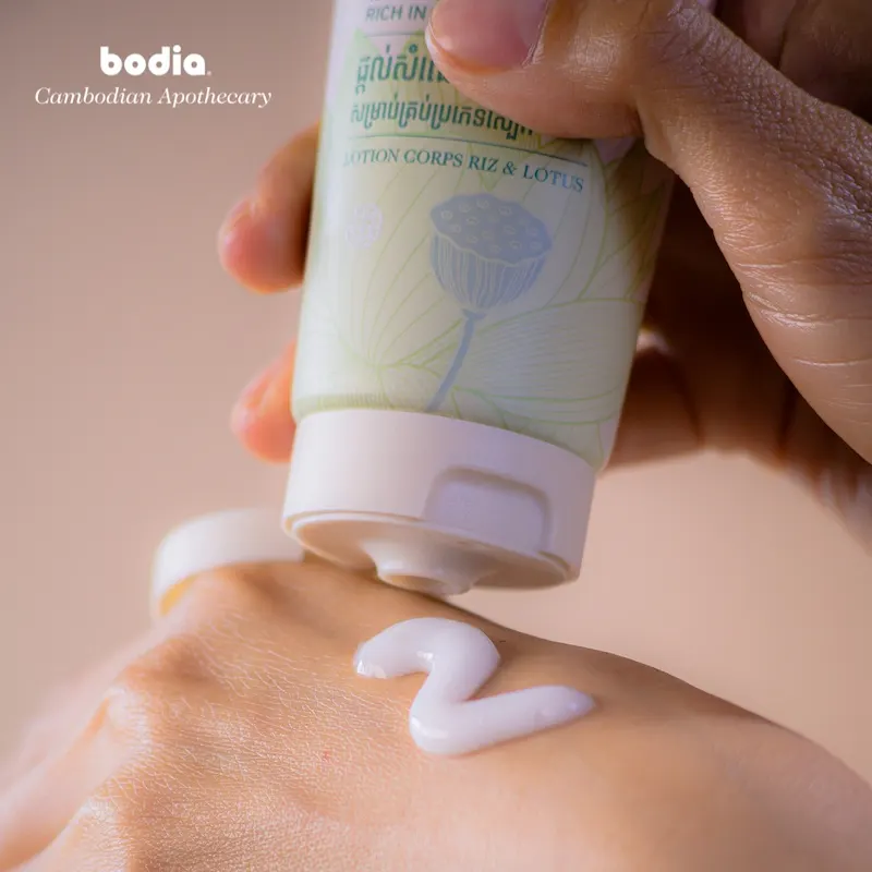 Lotion Hydratante Corps Riz & Lotus - Bodia
