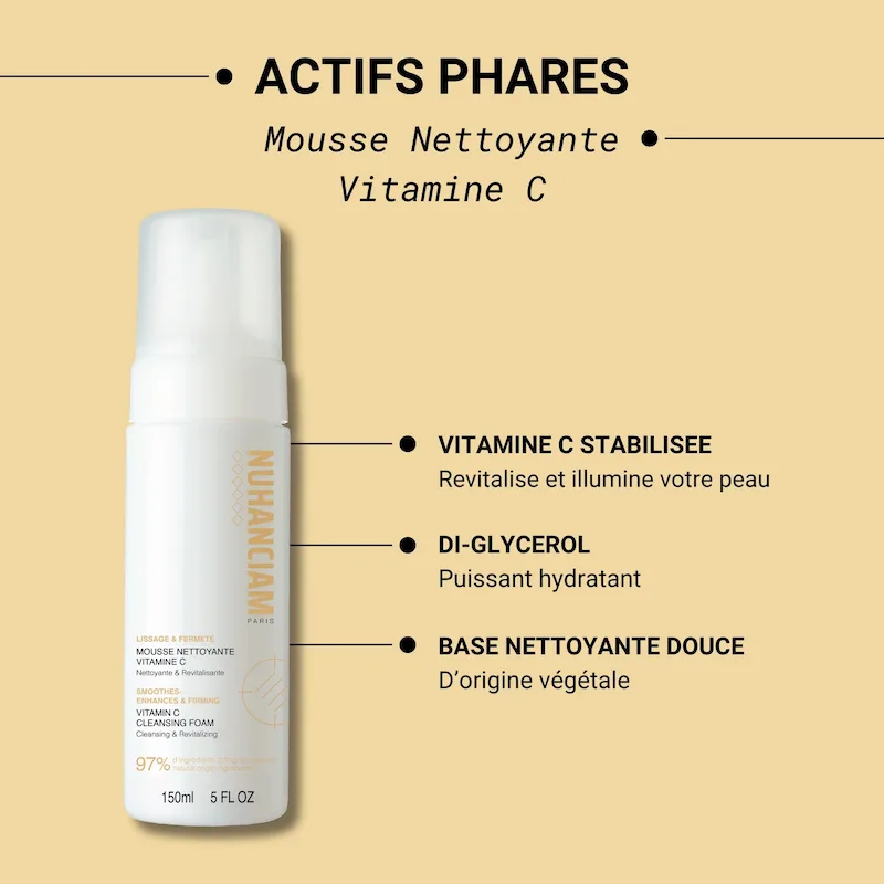 Mousse Nettoyante Vitamine C - Nuhanciam