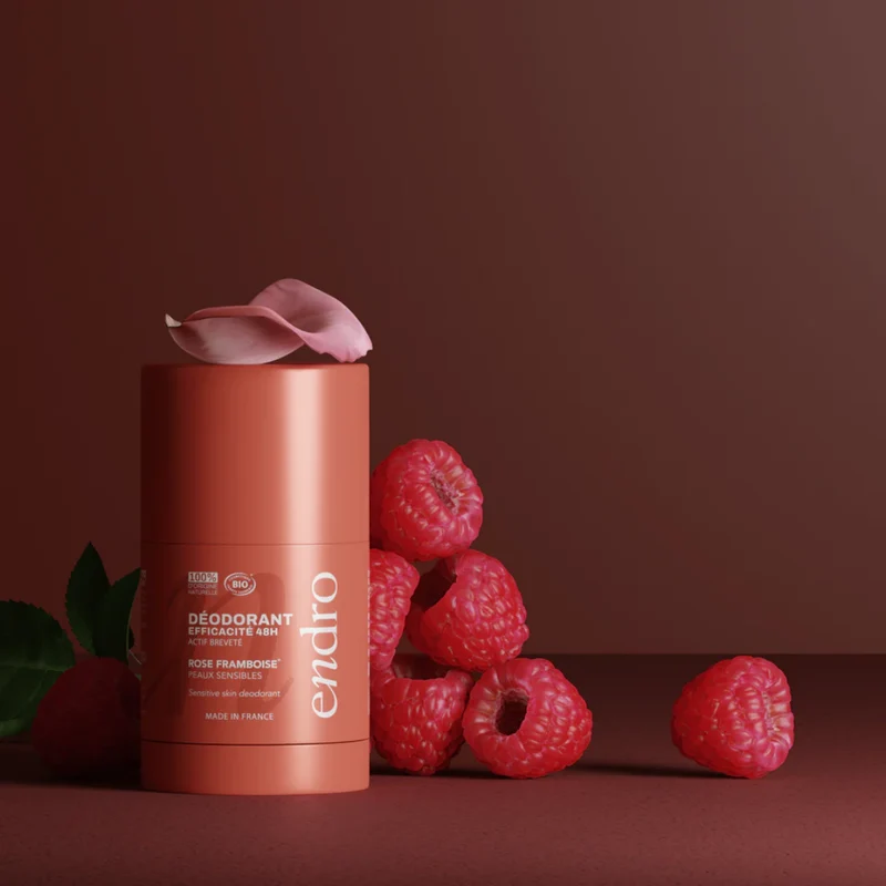 Déodorant Stick Rechargeable Rose Framboise